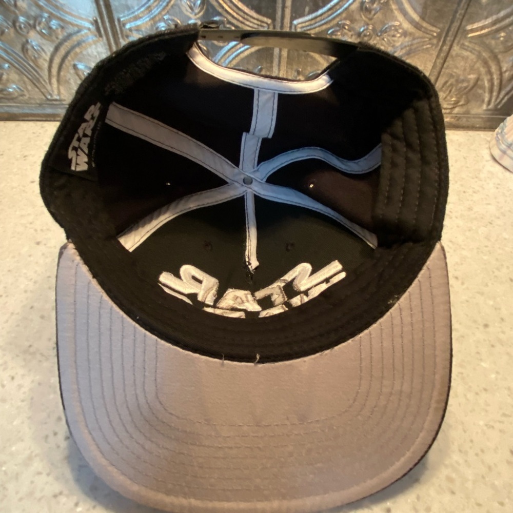 Star Wars Snapback Black Darth Vader Stormtrooper Adjustable Baseball Cap Hat - Picture 6 of 7